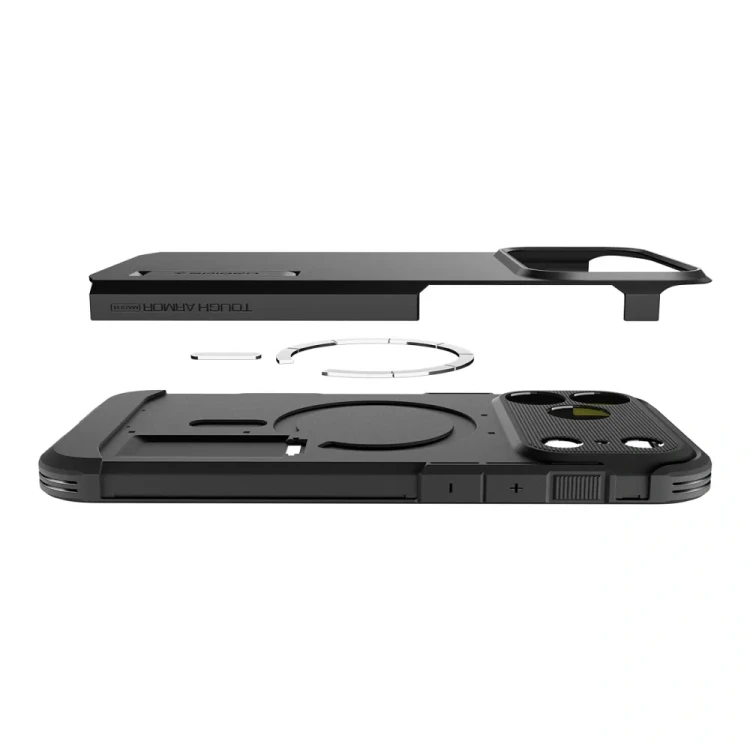 Pancerne etui SPIGEN Tough Armor Mag do iPhone 17 Pro Max – Kompatybilne z MagSafe – Black