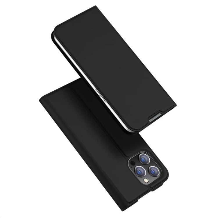 Etui Dux Ducis Skin Pro do iPhone 14 Pro Max Czarne - Kabura z klapką
