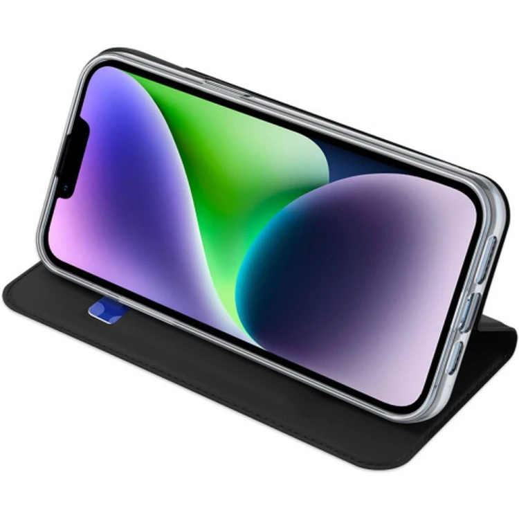 Etui Dux Ducis Skin Pro do iPhone 15 Plus Czarne - Kabura z klapką