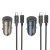 Aluminiowa Ładowarka Samochodowa Hoco Z57 USB-C PD 30W + Kabel iPhone