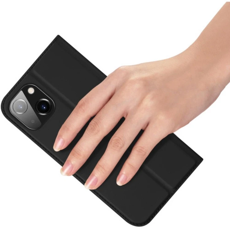 Etui Dux Ducis Skin Pro do iPhone 15 Plus Czarne - Kabura z klapką
