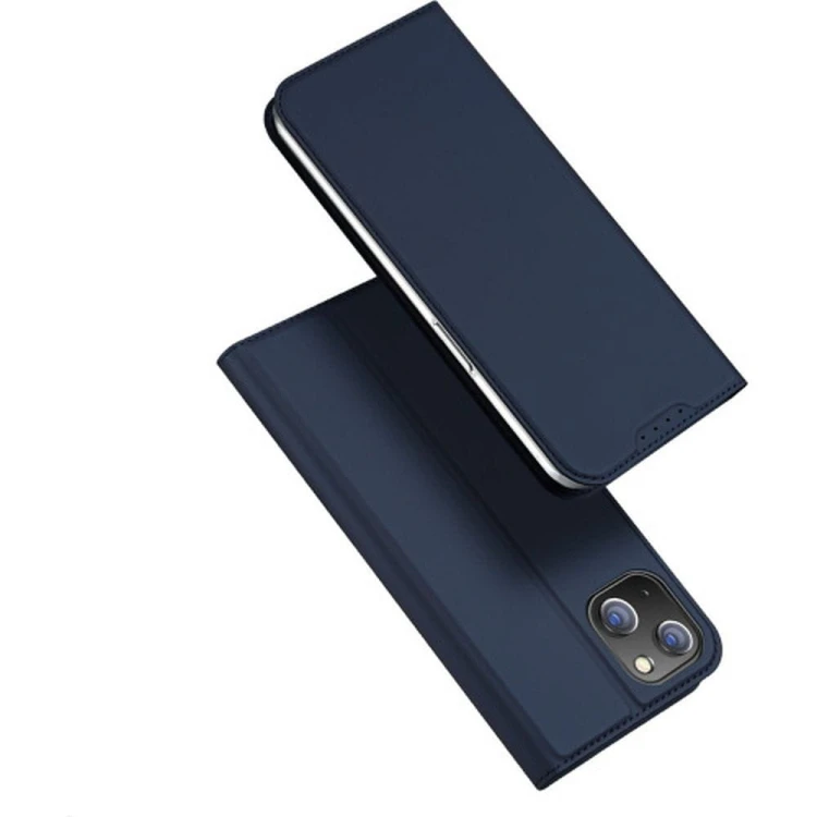 Etui Dux Ducis Skin Pro do iPhone 15 Plus Niebieskie - Kabura portfelowa