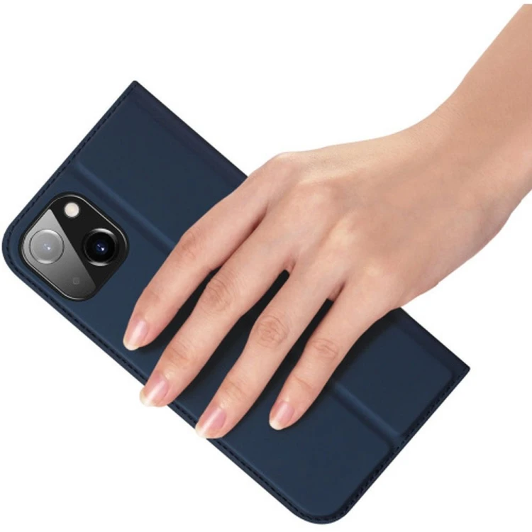 Etui Dux Ducis Skin Pro do iPhone 15 Plus Niebieskie - Kabura portfelowa