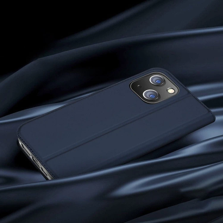 Etui Dux Ducis Skin Pro do iPhone 15 Plus Niebieskie - Kabura portfelowa
