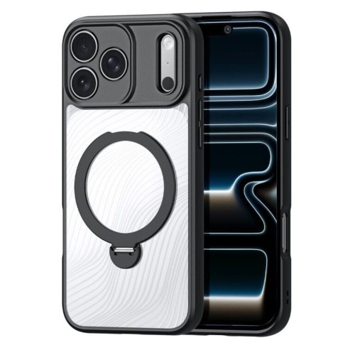 Etui Dux Ducis Aimo Mag Stand do iPhone 17 Pro Max Czarne - MagSafe