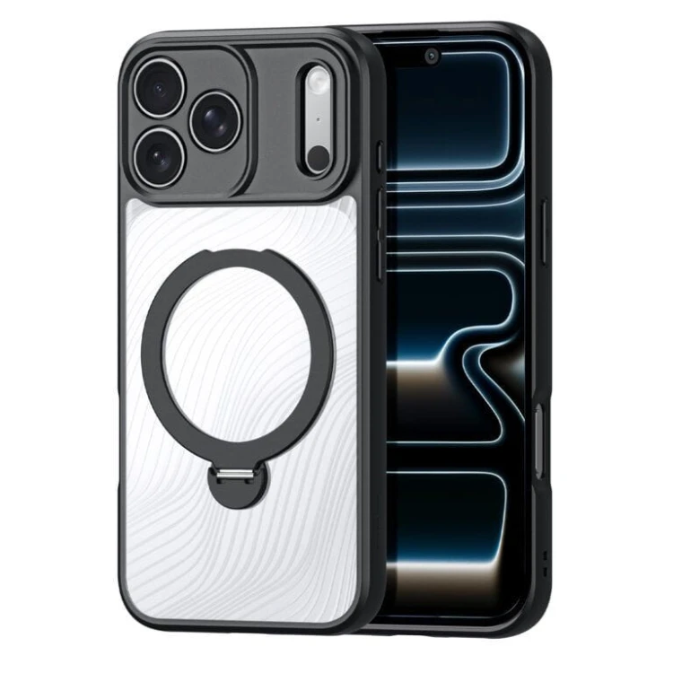 Etui Dux Ducis Aimo Mag Stand do iPhone 17 Pro Max Czarne - MagSafe