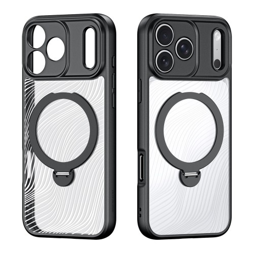 Etui Dux Ducis Aimo Mag Stand do iPhone 17 Pro Max Czarne - MagSafe