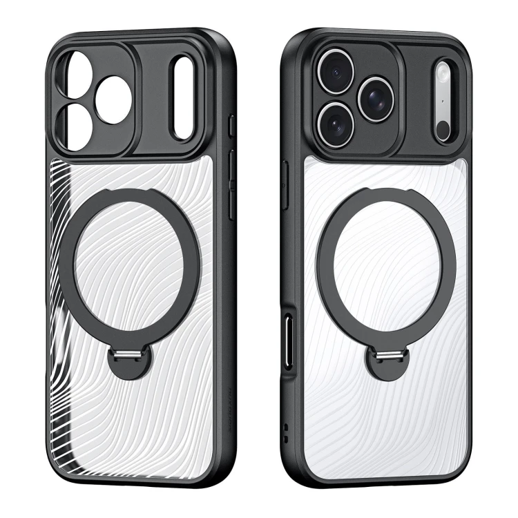 Etui Dux Ducis Aimo Mag Stand do iPhone 17 Pro Max Czarne - MagSafe