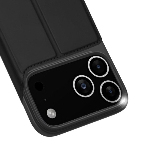 Etui Dux Ducis Skin Pro do iPhone 17 Pro Max Czarne - Kabura z klapką