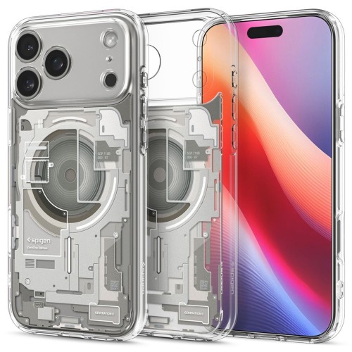 Etui SPIGEN Ultra Hybrid Mag do iPhone 17 Pro – Zero One – Natural Titanium