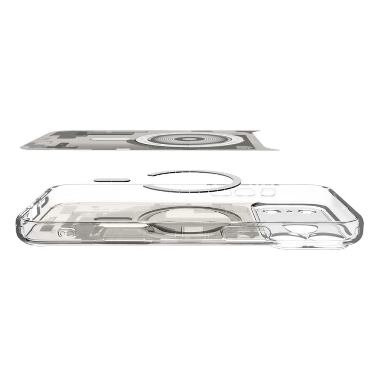 Etui SPIGEN Ultra Hybrid Mag do iPhone 17 Pro – Zero One – Natural Titanium