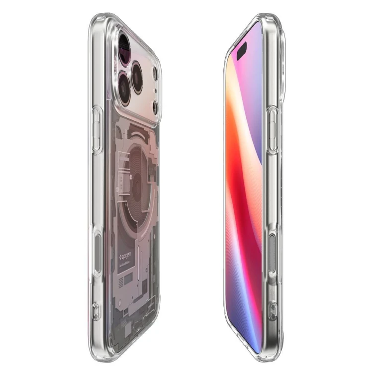 Etui SPIGEN Ultra Hybrid Mag do iPhone 17 Pro – Zero One – Natural Titanium