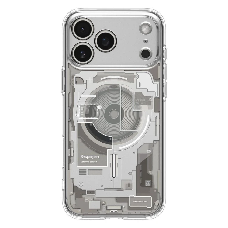 Etui SPIGEN Ultra Hybrid Mag do iPhone 17 Pro – Zero One – Natural Titanium