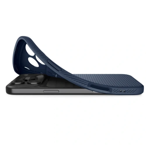 Stylowe etui SPIGEN Liquid Air do iPhone 17 Pro – Navy Blue
