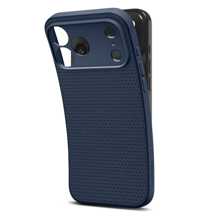 Stylowe etui SPIGEN Liquid Air do iPhone 17 Pro – Navy Blue