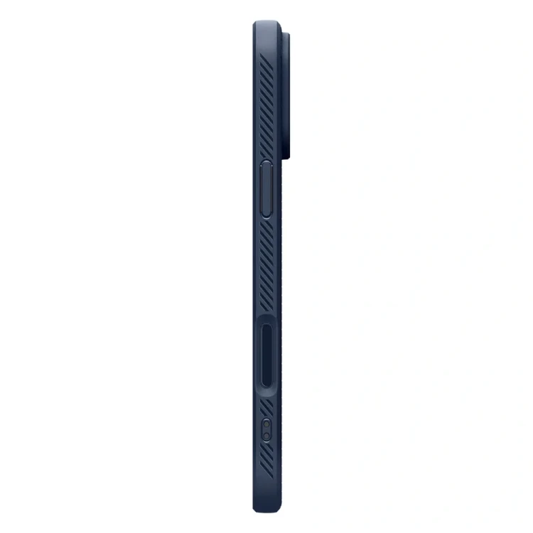 Stylowe etui SPIGEN Liquid Air do iPhone 17 Pro – Navy Blue