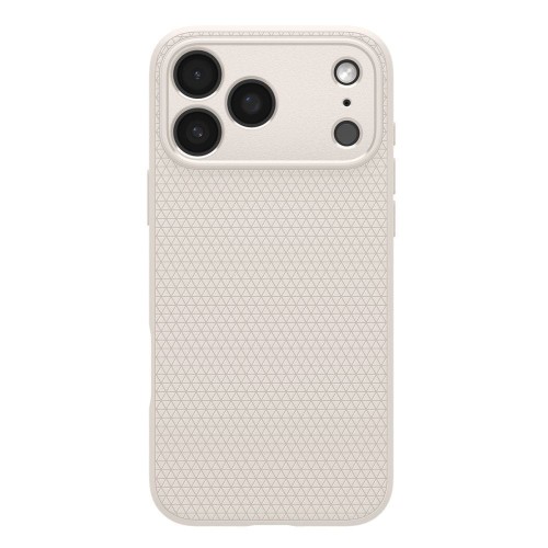 Stylowe etui SPIGEN Liquid Air do iPhone 17 Pro – Natural Titanium