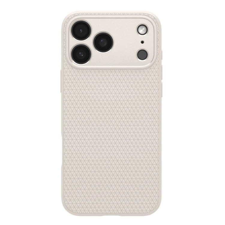 Stylowe etui SPIGEN Liquid Air do iPhone 17 Pro – Natural Titanium