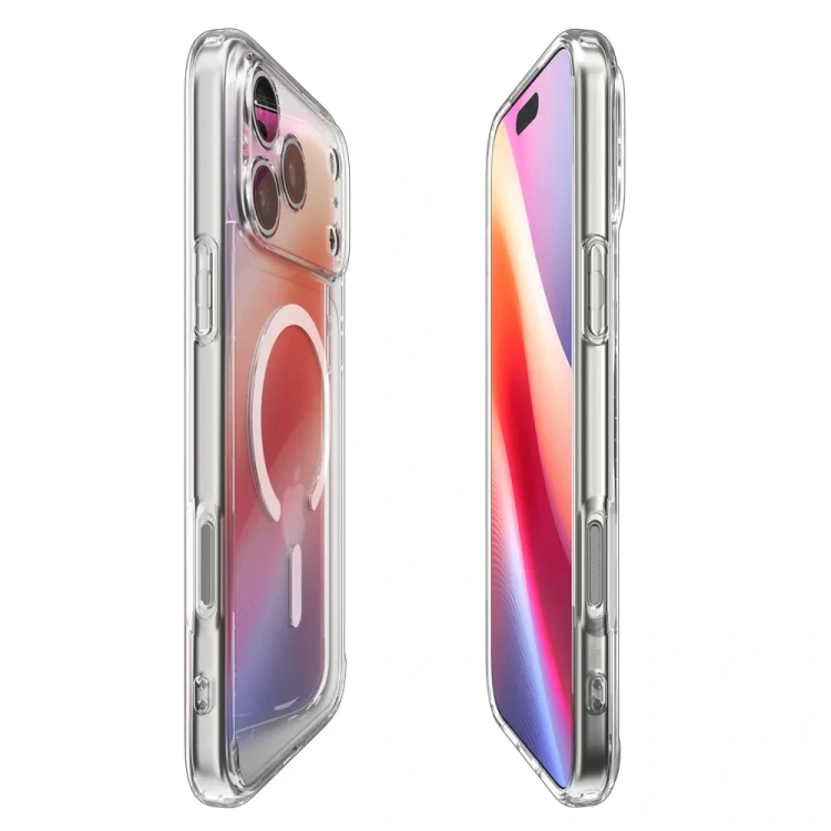 Etui SPIGEN Ultra Hybrid Mag do iPhone 17 Pro – MagSafe – Clear White