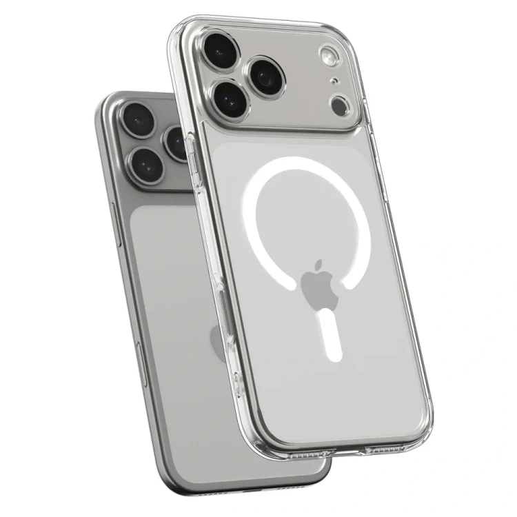 Etui SPIGEN Ultra Hybrid Mag do iPhone 17 Pro – MagSafe – Clear White