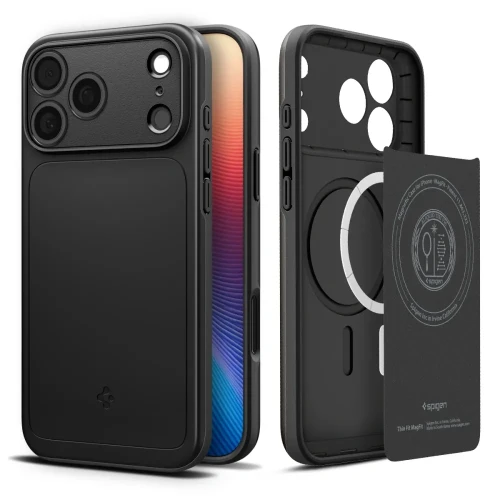 Etui SPIGEN Thin Fit Mag do iPhone 17 Pro – Kompatybilne z MagSafe – Black