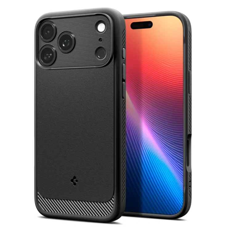 Etui SPIGEN Rugged Armor Mag do iPhone 17 Pro – Kompatybilne z MagSafe – Matte Black