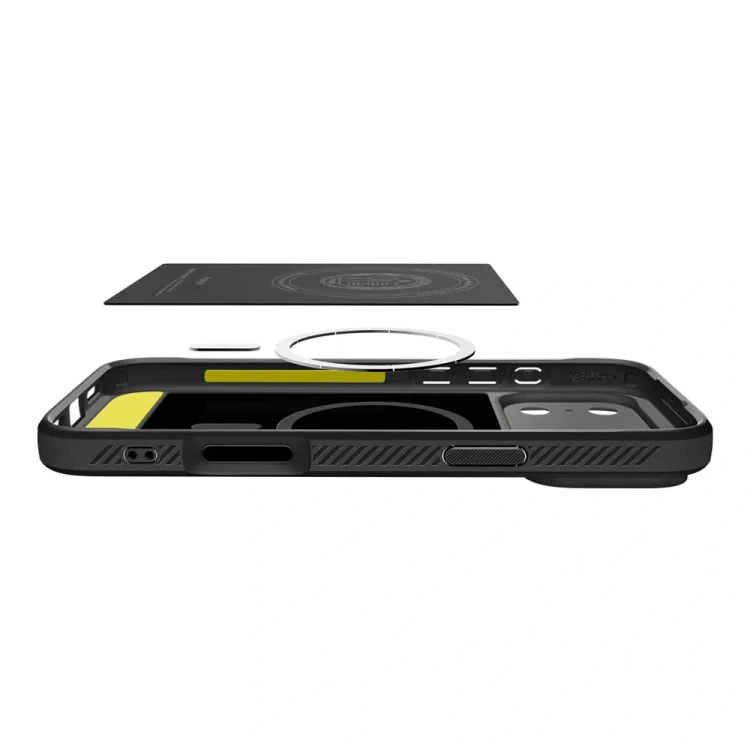 Etui SPIGEN Rugged Armor Mag do iPhone 17 Pro – Kompatybilne z MagSafe – Matte Black