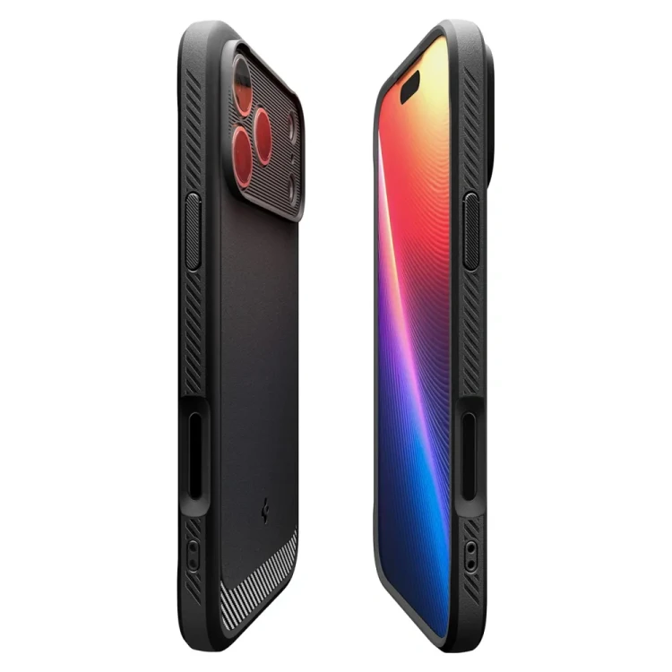 Etui SPIGEN Rugged Armor Mag do iPhone 17 Pro – Kompatybilne z MagSafe – Matte Black