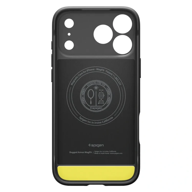 Etui SPIGEN Rugged Armor Mag do iPhone 17 Pro – Kompatybilne z MagSafe – Matte Black