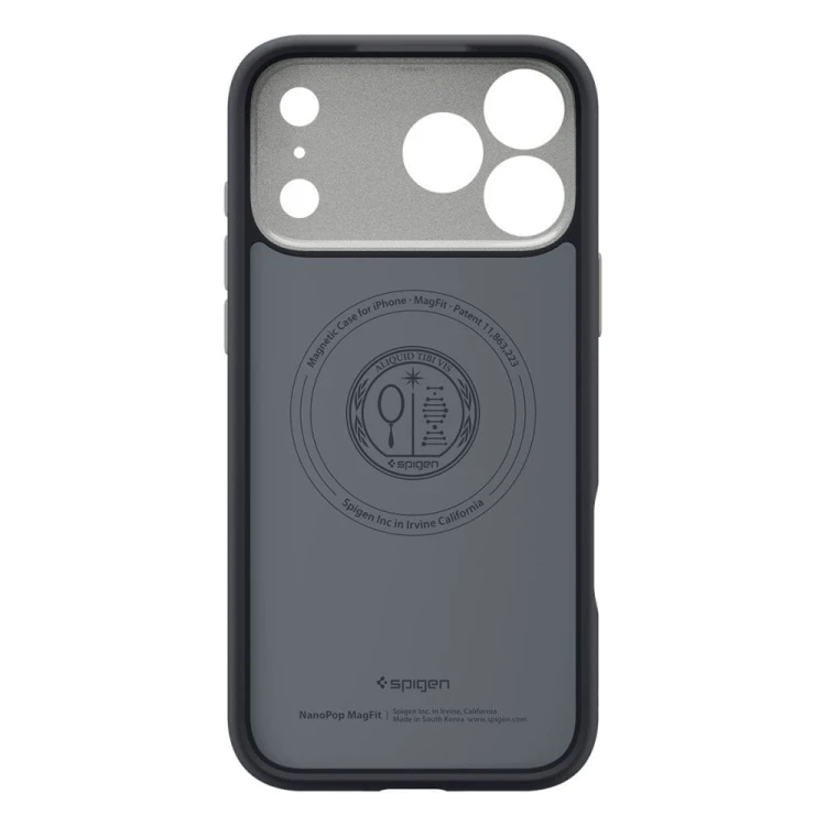 Stylowe etui SPIGEN Nano Pop Mag do iPhone 17 Pro – MagSafe – Black Sesame