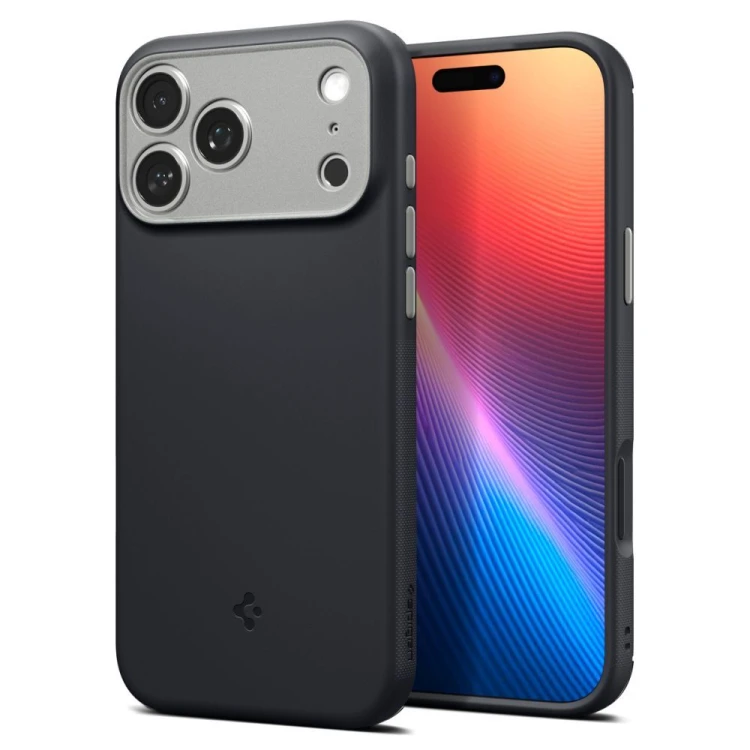 Stylowe etui SPIGEN Nano Pop Mag do iPhone 17 Pro – MagSafe – Black Sesame