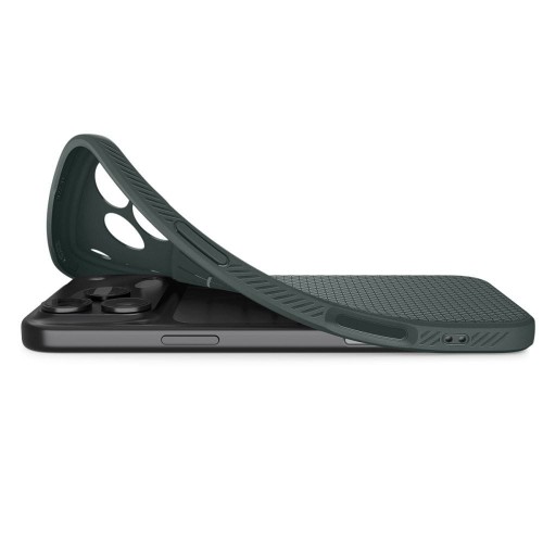 Stylowe etui SPIGEN Liquid Air do iPhone 17 Pro – Abyss Green
