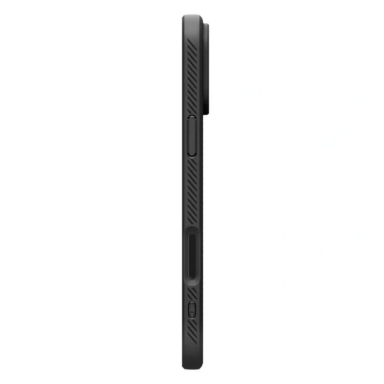 Stylowe etui SPIGEN Liquid Air do iPhone 17 Pro – Matte Black