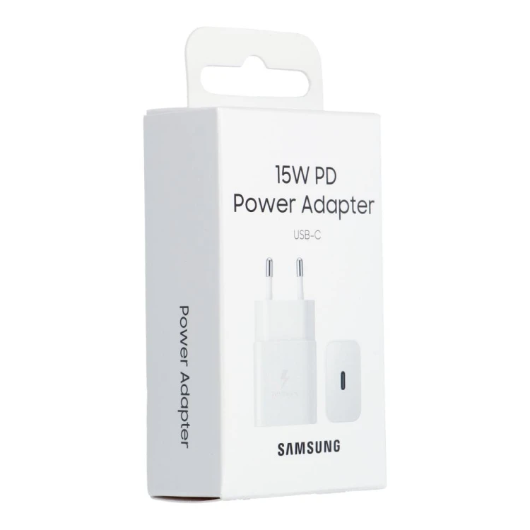 Oryginalna ładowarka Samsung 15W USB-C PD EP-T1510 - Biała