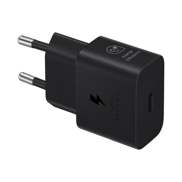 Oryginalna ładowarka Samsung 25W GaN Kabel USB-C EP-T2510 Czarna
