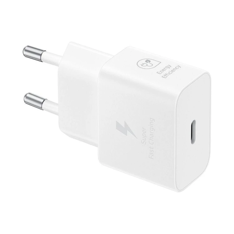 Oryginalna ładowarka Samsung 25W GaN Kabel USB-C EP-T2510 Biała