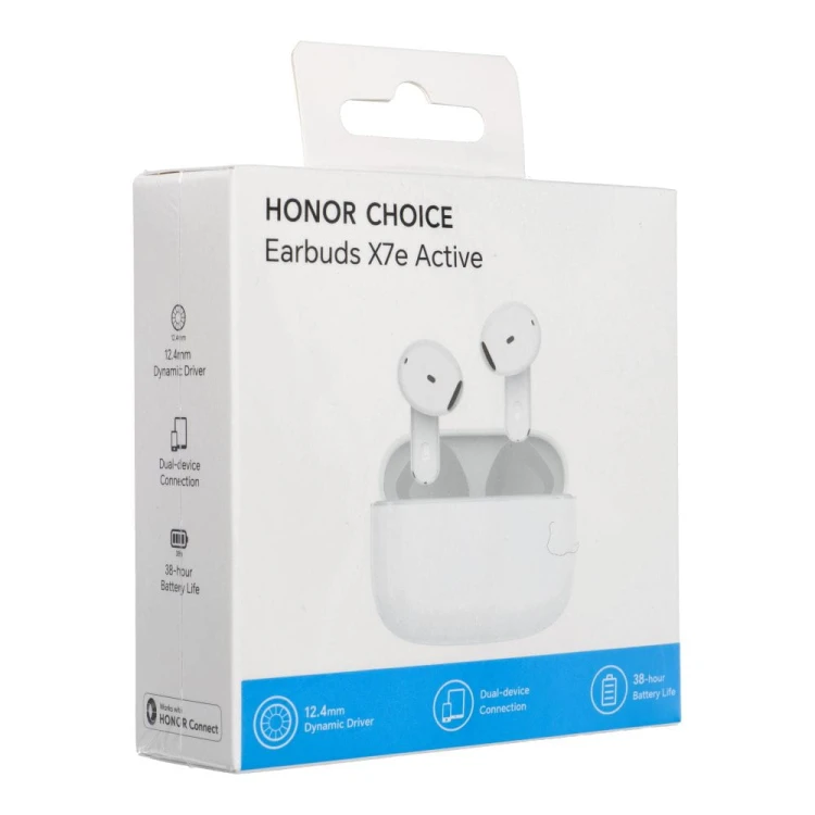 Słuchawki Honor Choice X7e TWS Białe Bluetooth 5.3 40hv
