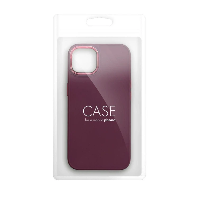 Stylowe etui Frame do iPhone 17 Pro Max – Matowe wykończenie – Fioletowe
