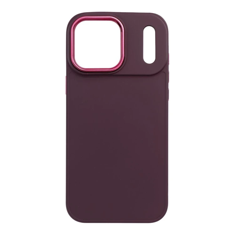 Stylowe etui Frame do iPhone 17 Pro Max – Matowe wykończenie – Fioletowe