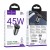 Mini Ładowarka Samochodowa Hoco NZ16B 2x USB-C PD 45W Szybka