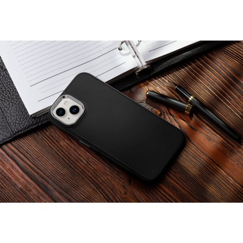 Eleganckie etui Frame do iPhone 17 Pro Max – Matowe wykończenie – Czarne