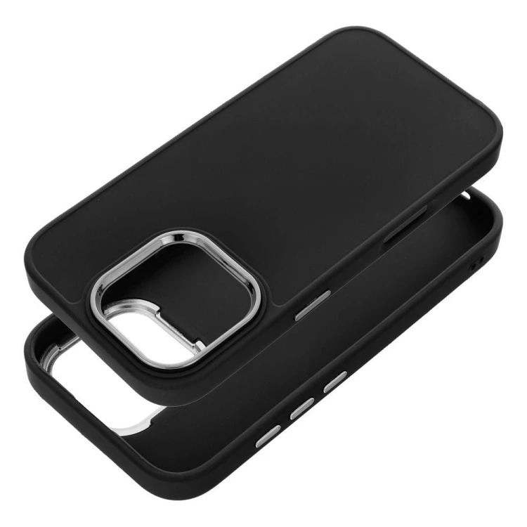 Eleganckie etui Frame do iPhone 17 Pro Max – Matowe wykończenie – Czarne