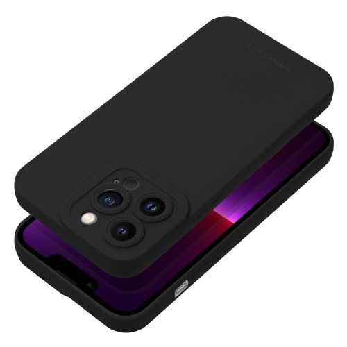Smukłe etui Roar Luna do iPhone 17 Pro Max – Matowe Wykończenie – Czarne