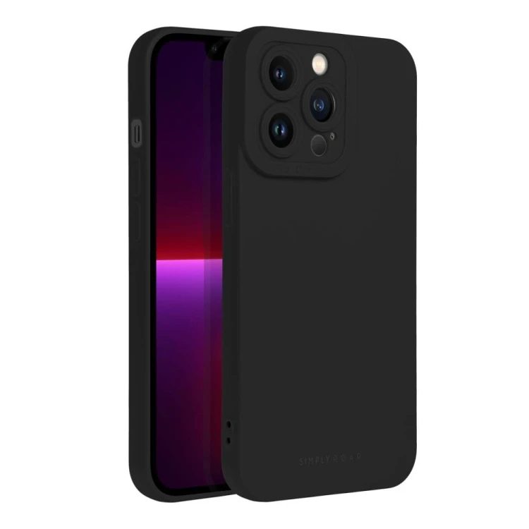 Smukłe etui Roar Luna do iPhone 17 Pro Max – Matowe Wykończenie – Czarne