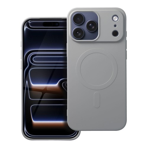 Etui Silicone Mag Cover (Big Hole) do iPhone 17 Pro Max – MagSafe – Tytanowy