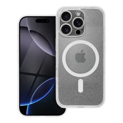 Błyszczące brokat etui Clear Mag Cover (STR) do iPhone 17 Pro Max – MagSafe – Transparent Glitter