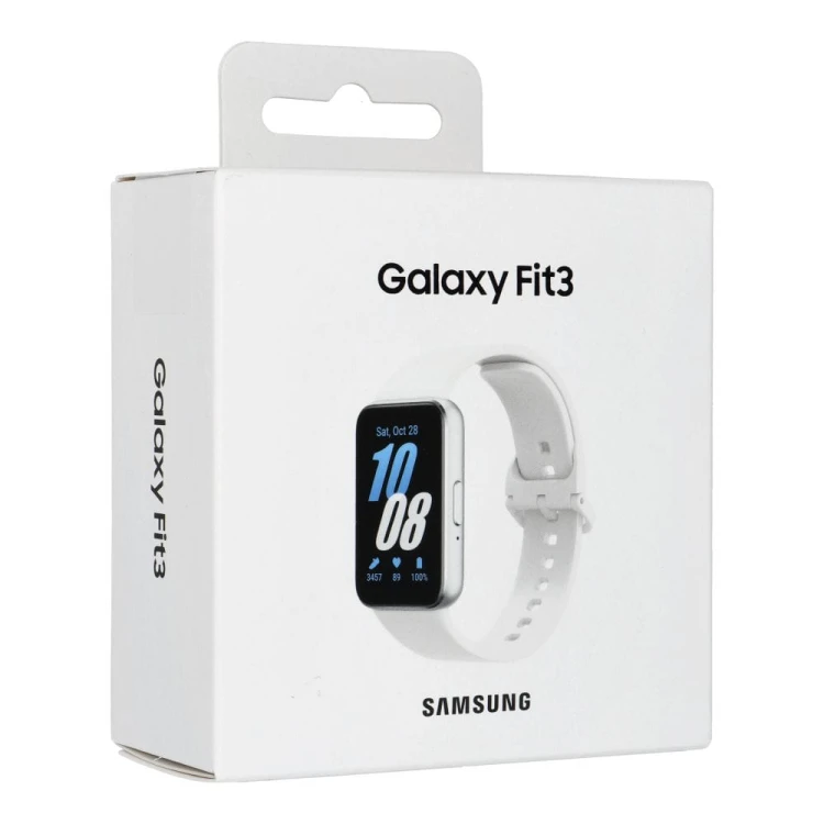 Smartwatch Samsung Galaxy Fit3 AMOLED IP68 Srebrny Aluminiowy