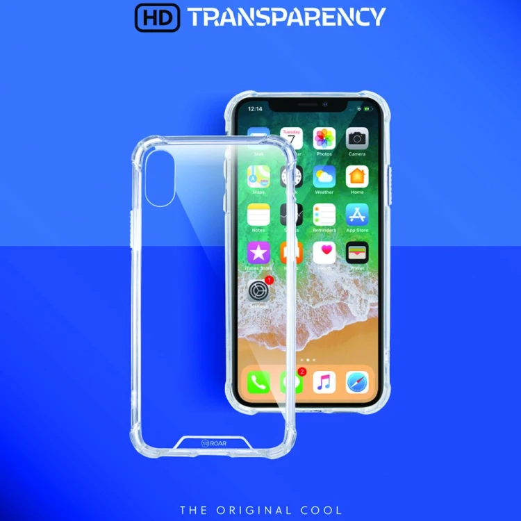 Transparentne etui Armor Jelly Roar do iPhone 17 Pro – Anti Shock – Klasa Premium