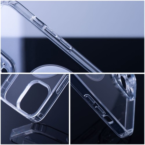 Klasyczne etui Clear Mag Cover (STR) do iPhone 17 Pro – MagSafe – Transparentne