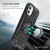 Pancerne etui Nitro do iPhone 17 Pro – Magnetyczny Ring / Podstawka – Czarne